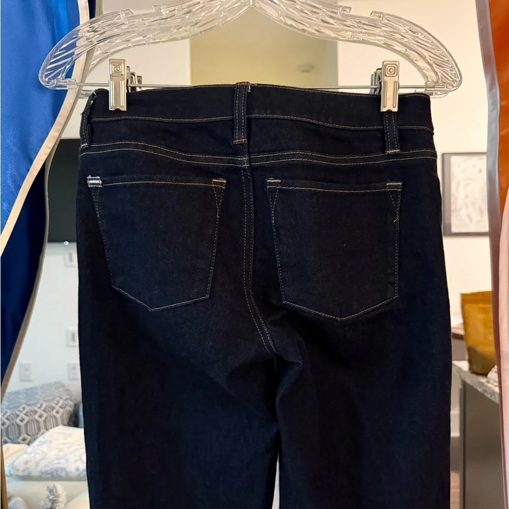 Alice + Olivia Black Flare Jeans - Picture 9 of 10